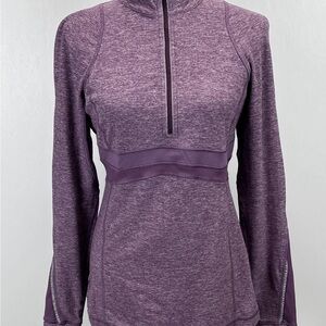 Lululemon Run Full Tilt Half Zip Sz 4